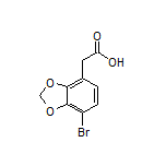 2-(7-Bromobenzo[d][1,3]dioxol-4-yl)acetic Acid