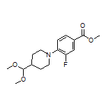 Methyl 4-[4-(Dimethoxymethyl)piperidin-1-yl]-3-fluorobenzoate