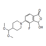 5-[4-(Dimethoxymethyl)piperidin-1-yl]-4-fluoro-3-hydroxyisobenzofuran-1(3H)-one