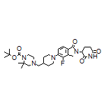 3-[5-[4-[(4-Boc-3,3-dimethylpiperazin-1-yl)methyl]piperidin-1-yl]-4-fluoro-1-oxoisoindolin-2-yl]piperidine-2,6-dione