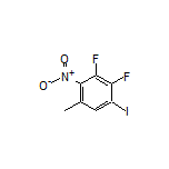 2,3-Difluoro-1-iodo-5-methyl-4-nitrobenzene
