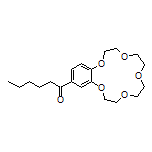1-(2,3,5,6,8,9,11,12-Octahydrobenzo[b][1,4,7,10,13]pentaoxacyclopentadecin-15-yl)hexanone