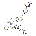 5-[2,4-Bis(benzyloxy)-5-isopropylphenyl]-4-[1-[2-(1-Boc-4-piperidyl)ethyl]-1H-indol-5-yl]-2,4-dihydro-3H-1,2,4-triazol-3-one