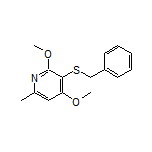 3-(Benzylthio)-2,4-dimethoxy-6-methylpyridine