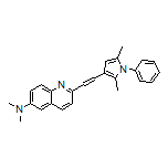 2-[2-(2,5-Dimethyl-1-phenyl-3-pyrrolyl)vinyl]-N,N-dimethylquinolin-6-amine