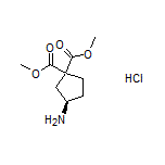 Dimethyl (R)-3-Aminocyclopentane-1,1-dicarboxylate Hydrochloride