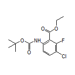 Ethyl 6-(Boc-amino)-3-chloro-2-fluorobenzoate