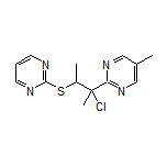 2-[2-Chloro-3-(2-pyrimidinylthio)-2-butyl]-5-methylpyrimidine