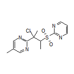 2-[2-Chloro-3-(2-pyrimidinylsulfonyl)-2-butyl]-5-methylpyrimidine