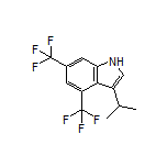 3-Isopropyl-4,6-bis(trifluoromethyl)-1H-indole
