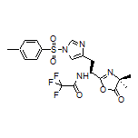 (S)-N-[1-(4,4-Dimethyl-5-oxo-4,5-dihydrooxazol-2-yl)-2-(1-tosyl-1H-imidazol-4-yl)ethyl]-2,2,2-trifluoroacetamide