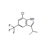 7-Chloro-3-isopropyl-5-(trifluoromethyl)-1H-indole