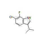 6-Chloro-7-fluoro-3-isopropyl-1H-indole