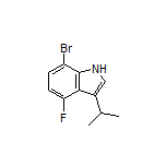 7-Bromo-4-fluoro-3-isopropyl-1H-indole