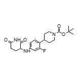 3-[[4-(1-Boc-piperidin-4-yl)-3-fluorophenyl]amino]piperidine-2,6-dione