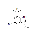 5-Bromo-3-isopropyl-7-(trifluoromethyl)-1H-indole