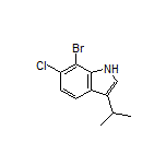 7-Bromo-6-chloro-3-isopropyl-1H-indole