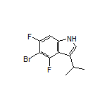 5-Bromo-4,6-difluoro-3-isopropyl-1H-indole