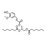 (E)-3-[[3-(4-Hydroxy-3-methoxyphenyl)acryloyl]oxy]propane-1,2-diyl Diheptanoate