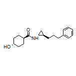 (1r,4R)-rel-4-Hydroxy-N-[(1R,2R)-2-(3-phenylpropyl)cyclopropyl]cyclohexanecarboxamide