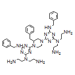6,6’-(2-Benzylpiperazine-1,4-diyl)bis[N2,N2-bis(2-aminoethyl)-N4-benzyl-1,3,5-triazine-2,4-diamine]
