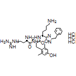 (R)-2-Amino-N-[(S)-1-[[(S)-5-amino-1-(3-benzyl-1,2,4-oxadiazol-5-yl)pentyl]amino]-3-(4-hydroxy-2,6-dimethylphenyl)-1-oxopropan-2-yl]-5-guanidinopentanamideTrihydrochloride