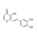 (E)-2-(3,4-Dihydroxystyryl)-3-hydroxy-4H-pyran-4-one