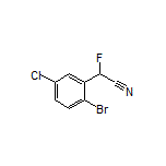 2-(2-溴-5-氯苯基)-2-氟乙腈