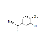 2-(3-氯-4-甲氧基苯基)-2-氟乙腈