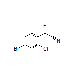 2-(4-溴-2-氯苯基)-2-氟乙腈