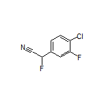 2-(4-氯-3-氟苯基)-2-氟乙腈