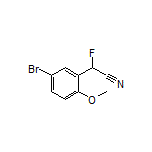 2-(5-溴-2-甲氧基苯基)-2-氟乙腈