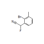 2-(2-溴-3-甲基苯基)-2-氟乙腈