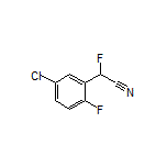 2-(5-氯-2-氟苯基)-2-氟乙腈