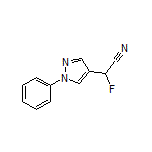 2-氟-2-(1-苯基-4-吡唑基)乙腈