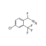2-[4-氯-2-(三氟甲基)苯基]-2-氟乙腈