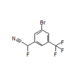 2-[3-溴-5-(三氟甲基)苯基]-2-氟乙腈