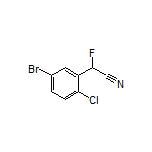 2-(5-溴-2-氯苯基)-2-氟乙腈