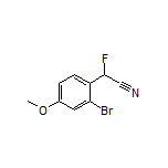 2-(2-溴-4-甲氧基苯基)-2-氟乙腈