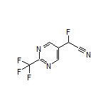 2-氟-2-[2-(三氟甲基)嘧啶-5-基]乙腈