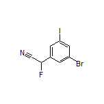 2-(3-溴-5-碘苯基)-2-氟乙腈