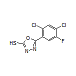 5-(2,4-二氯-5-氟苯基)-1,3,4-噁二唑-2-硫醇