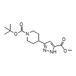 3-(1-Boc-哌啶-4-基)-1H-吡唑-5-甲酸甲酯