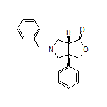 rel-(3aR,6aR)-5-苄基-3a-苯基六氢-1H-呋喃并[3,4-c]吡咯-1-酮