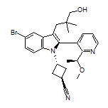 (1S,3r)-3-[5-溴-3-(3-羟基-2,2-二甲基丙基)-2-[2-[(S)-1-甲氧基乙基]-3-吡啶基]-1-吲哚基]环丁烷-1-甲腈