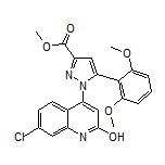 1-(7-氯-2-羟基-4-喹啉基)-5-(2,6-二甲氧基苯基)-1H-吡唑-3-甲酸甲酯