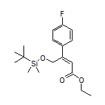 (Z)-4-[(叔丁基二甲基硅基)氧基]-3-(4-氟苯基)-2-丁烯酸乙酯