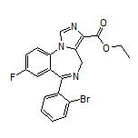6-(2-溴苯基)-8-氟-4H-苯并[f]咪唑并[1,5-a][1,4]二氮杂卓-3-甲酸乙酯