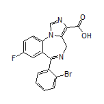 6-(2-溴苯基)-8-氟-4H-苯并[f]咪唑并[1,5-a][1,4]二氮杂卓-3-甲酸