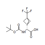 (R)-2-(Boc-氨基)-2-(3-(三氟甲基)双环[1.1.1]戊烷-1-基)乙酸
